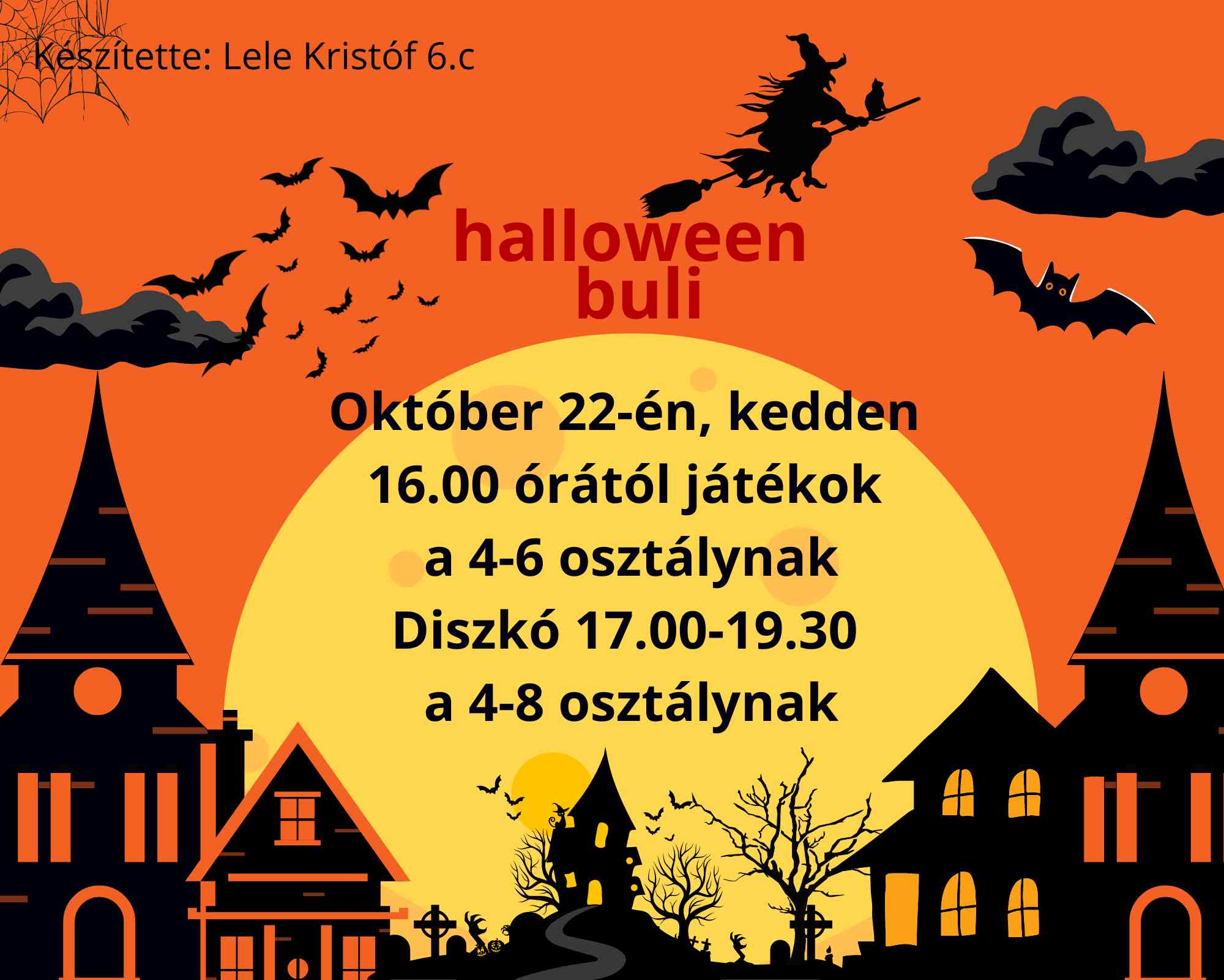 Halloween játékok és diszkó