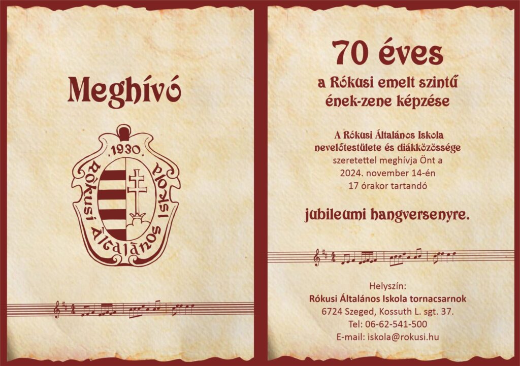 70 éves az ének-zene tagozat - Hangverseny