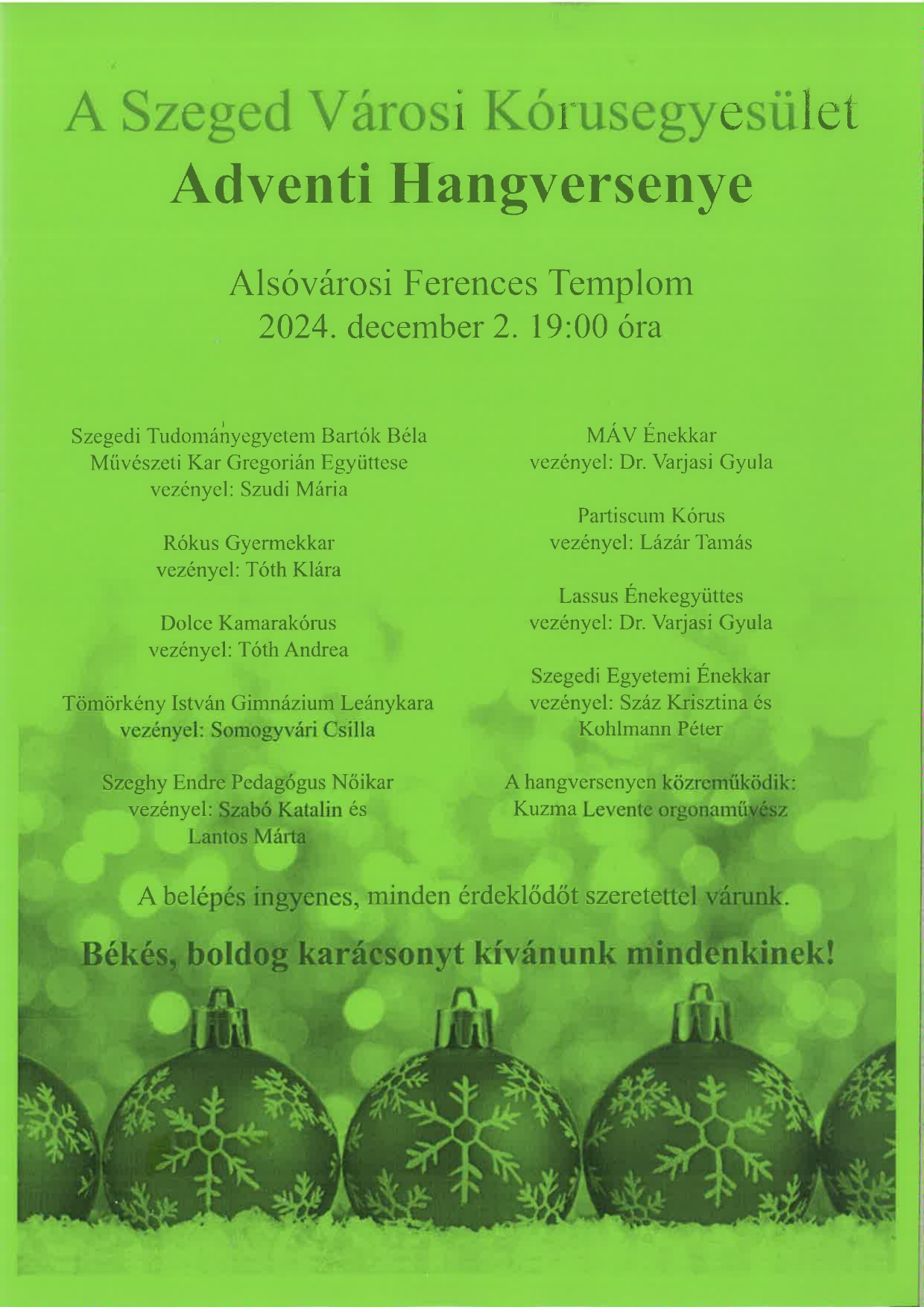 Adventi Koncert a Rókus Gyermekkarral